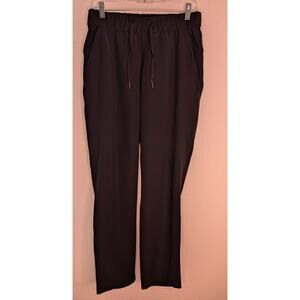 Lululemon On The Fly Jogger Pants Black W6 Travel Stretch